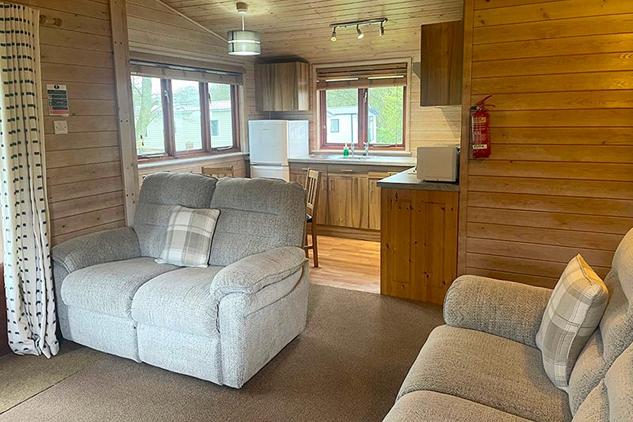 2 Bed Lodge - Lounge Area