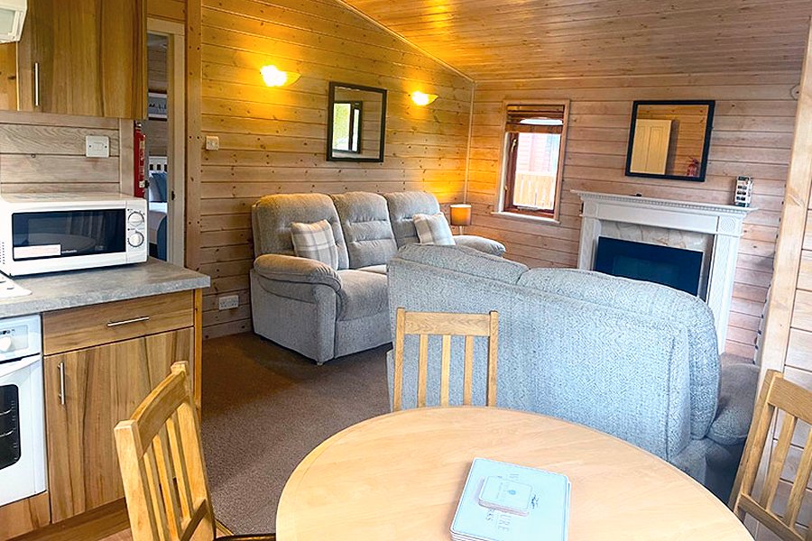 2 Bed Lodge - Lounge Area