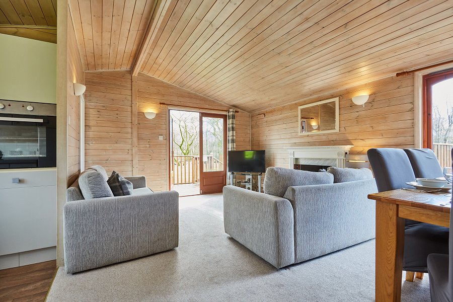 3 bed Lodge - Lounge Area