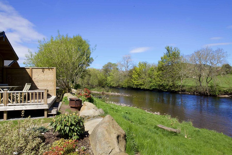 Braidhaugh Lyon Lodge Views