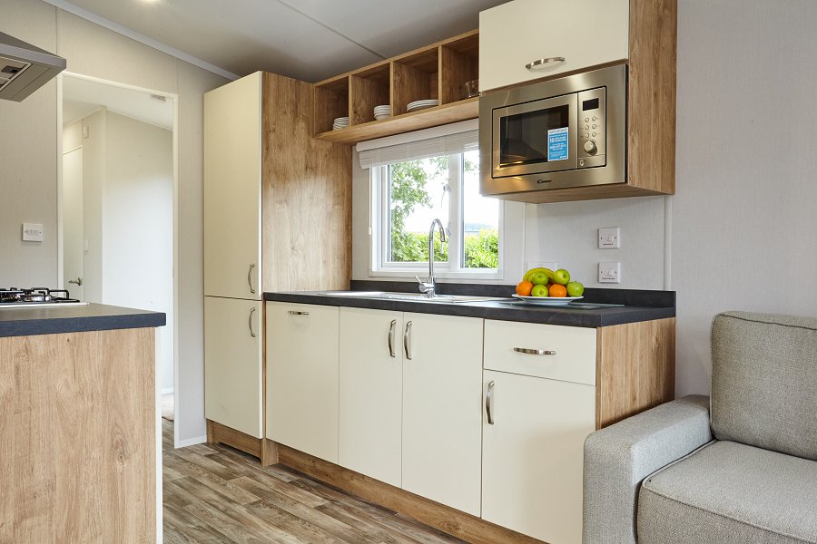 Braidhaugh 3 Bed Caravans Kitchen Area