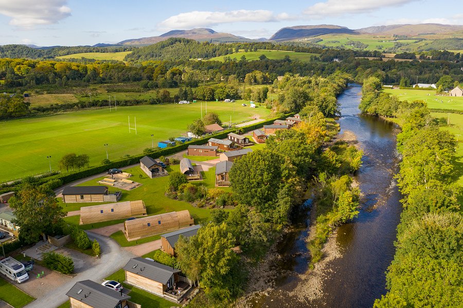 Braidhaugh Holiday Park Aerial