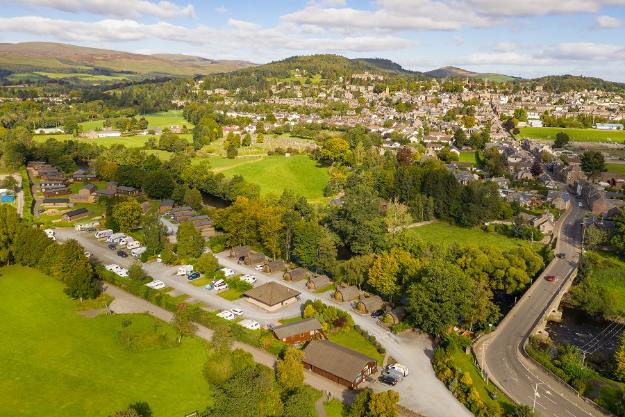 Braidhaugh Holiday Park Aerial