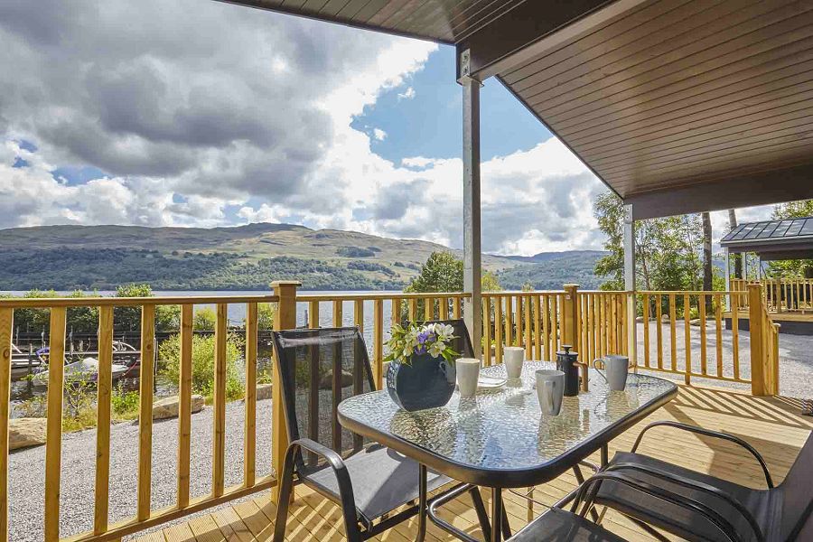 Lochview Lodge Decking