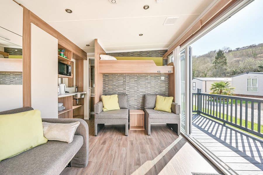 Glamping Pod Living Area