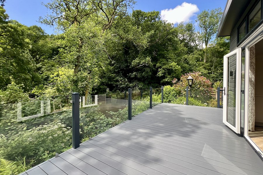 Riverside Retreat Decking Area