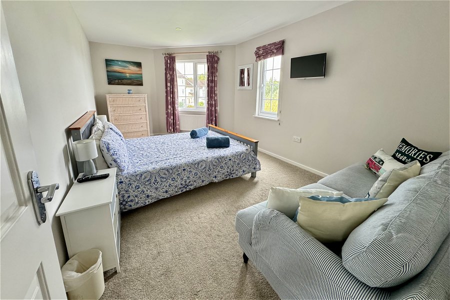 Somerford Lake House Double Bedroom