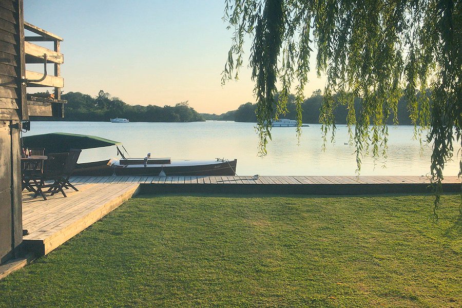 The Norfolk Boathouse Garden View