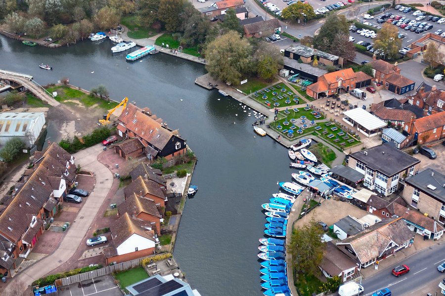 Anchor Cottage Ariel View