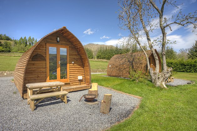 Loch Tay Premium Wigwams – Glamping Holidays – Loch Tay in Scotland