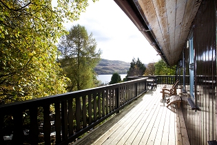 Loch Tay Waterfall Holiday Lodge with Private Hot Tub - By Killin ...